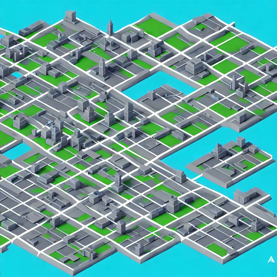 Isometric-city-map-low-poly-isometric-art-3d-art-h by ziggyxdust on ...