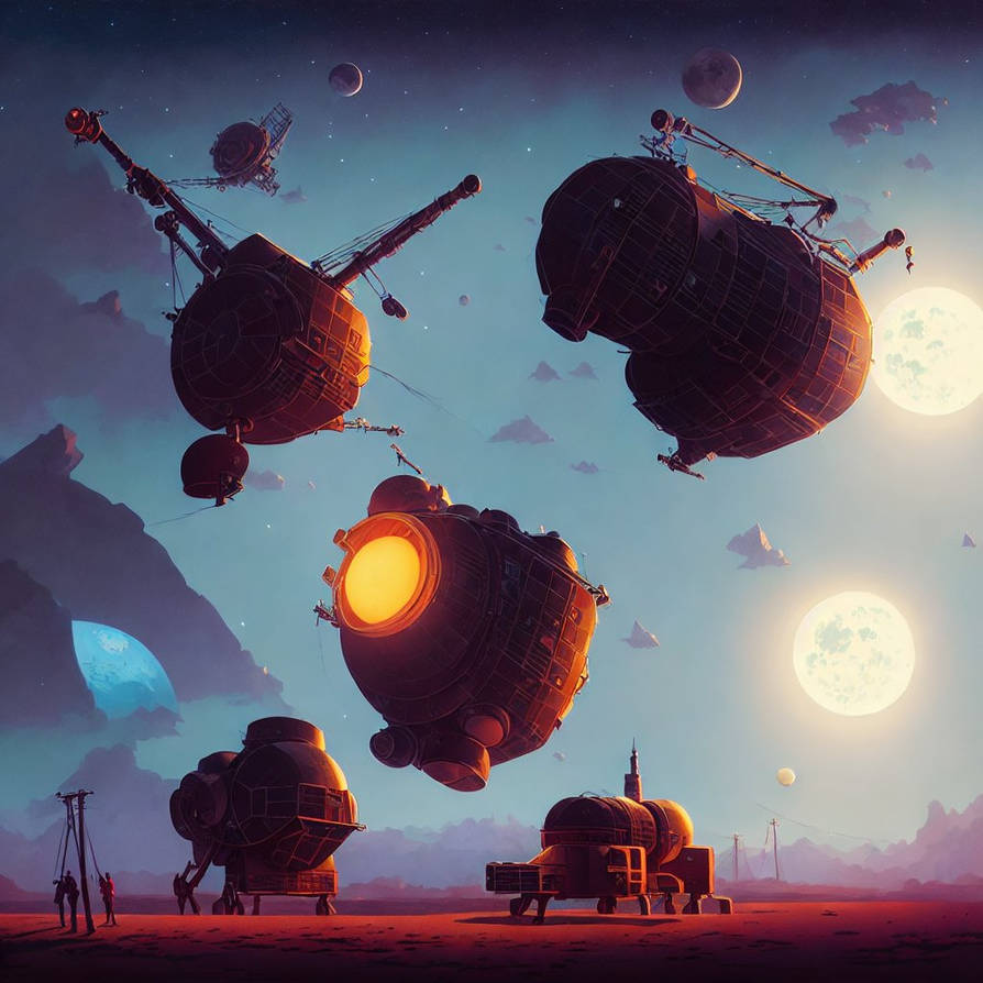 Soviet-lunar-lander-unreal-engine-greg-rutkowski-l by ziggyxdust on ...