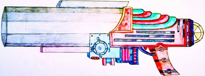 Crossed energy pulse cannon