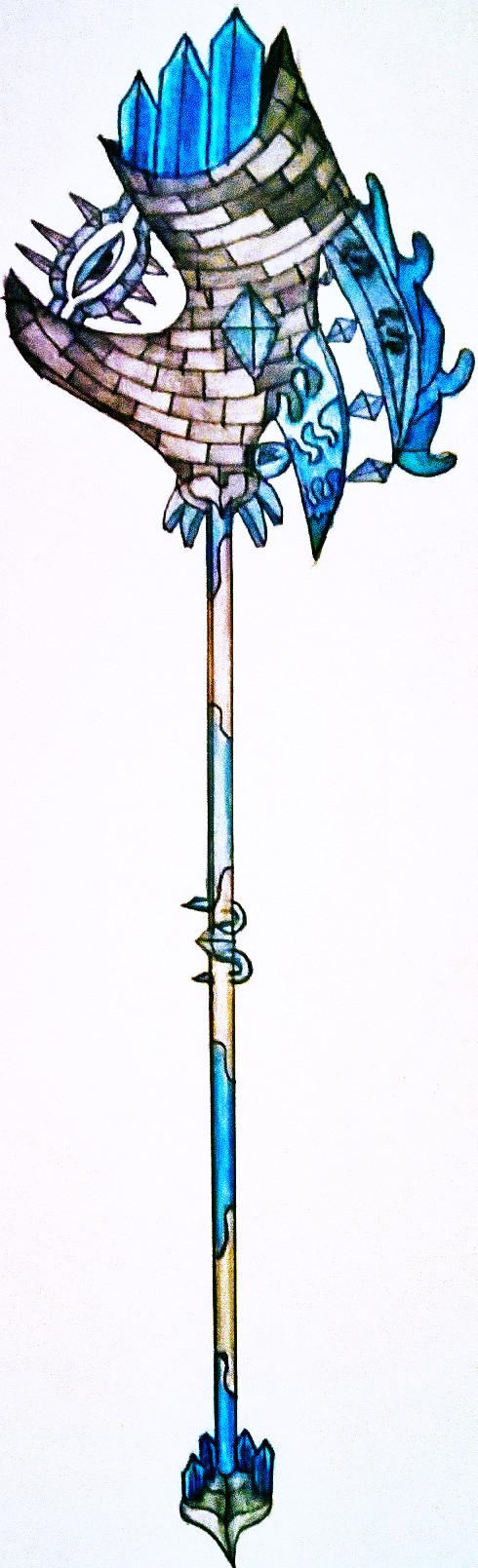 Ancient Egyptian water staff by Alisterlebeau on DeviantArt