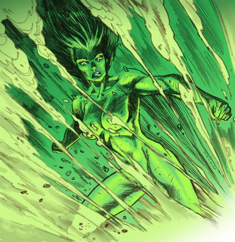 She-Hulk - Green Boom