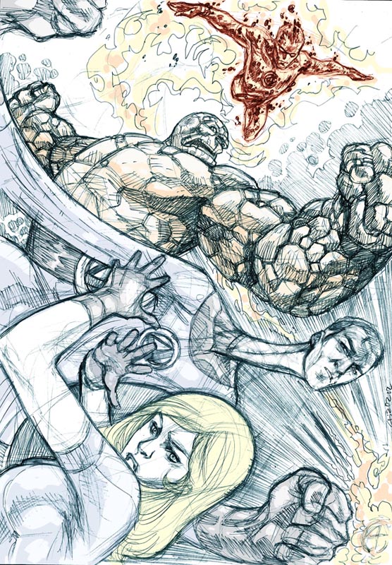 Fantastic Four Sketch