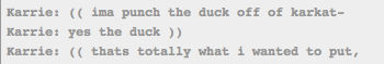 watch your duck karkat