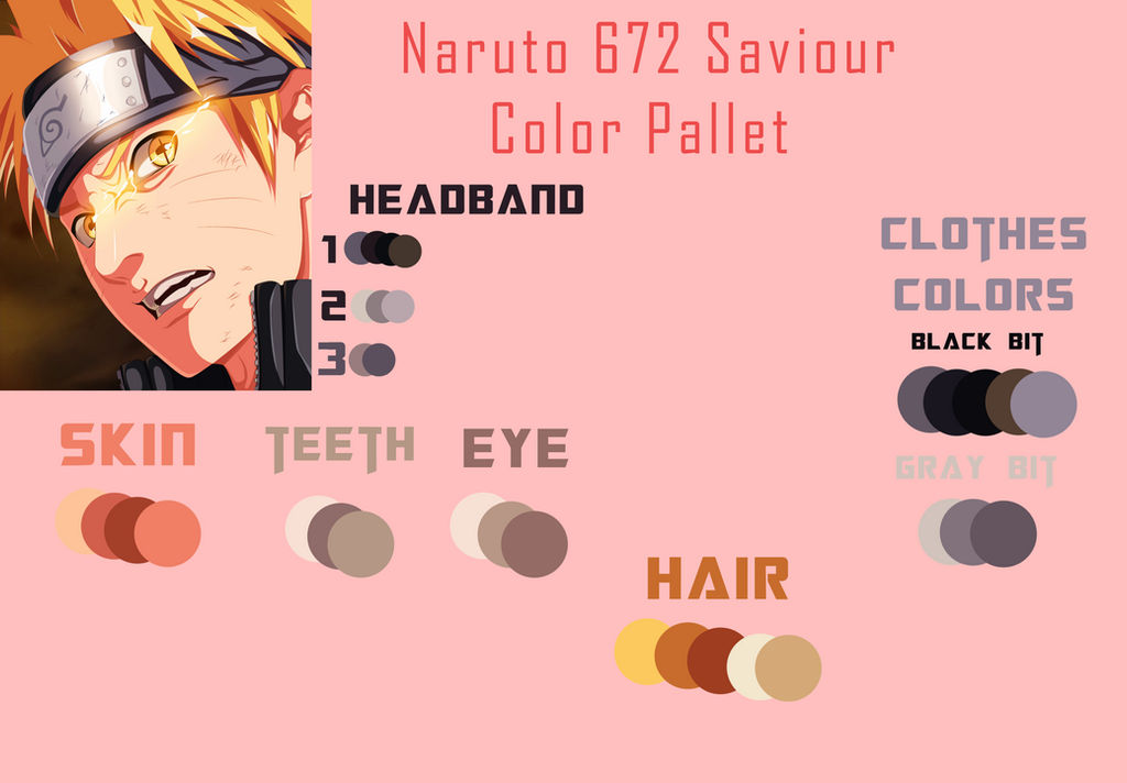 Naruto Chapter 672 Color Naruto 672 Saviour Color Pallet by Shina-2 on DeviantArt