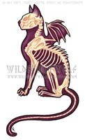 Death Cat Color Tattoo