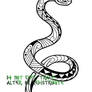 Maori Tribal Snake Tattoo