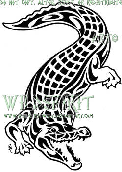 Saltwater Crocodile Tattoo