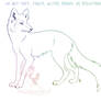 Summer Arctic Fox Sketch
