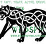 Roaring Celtic Panther Logo