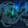 Sky Song Dragon And Phoenix Infinity Design