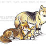 Three Wolf Family Commission