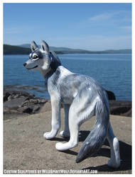 Celtic Wedding Topper Grey Wolf - Shore