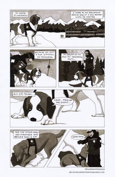 Whiskey The Avalanche Dog Comic - Page 1