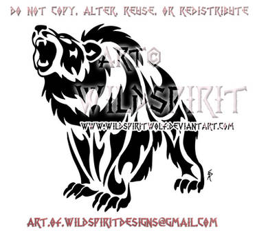 Voottoo Grizzly Bear Design