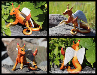 Rigel Foxgon - Fantasy Sculpture Commission
