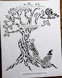 Tribal Tree Of Life + Knotwork Pets Design