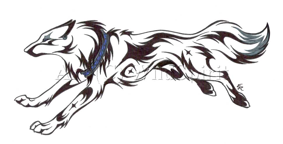 Running Wolf Tattoo Commission by WildSpiritWolf on DeviantArt Running Wolf Tattoo Commission by WildSpiritWolf on DeviantArt