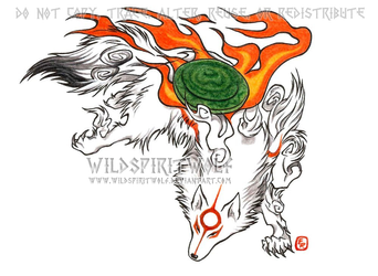 Okami - Amaterasu Fanart