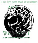 Tribal Wolf Celtic Cat Tattoo by WildSpiritWolf