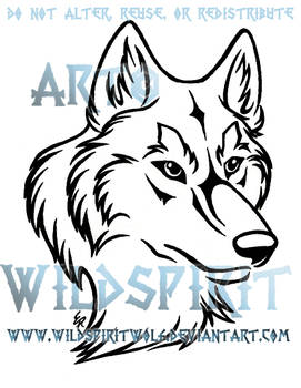 Wolf Head Tribal Design Commission