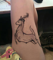 deer tattoo 