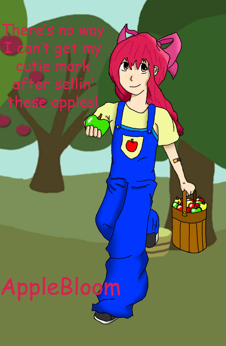 Humanized Apple AppleBloom Humanized by xXWormBoyXx on DeviantArt