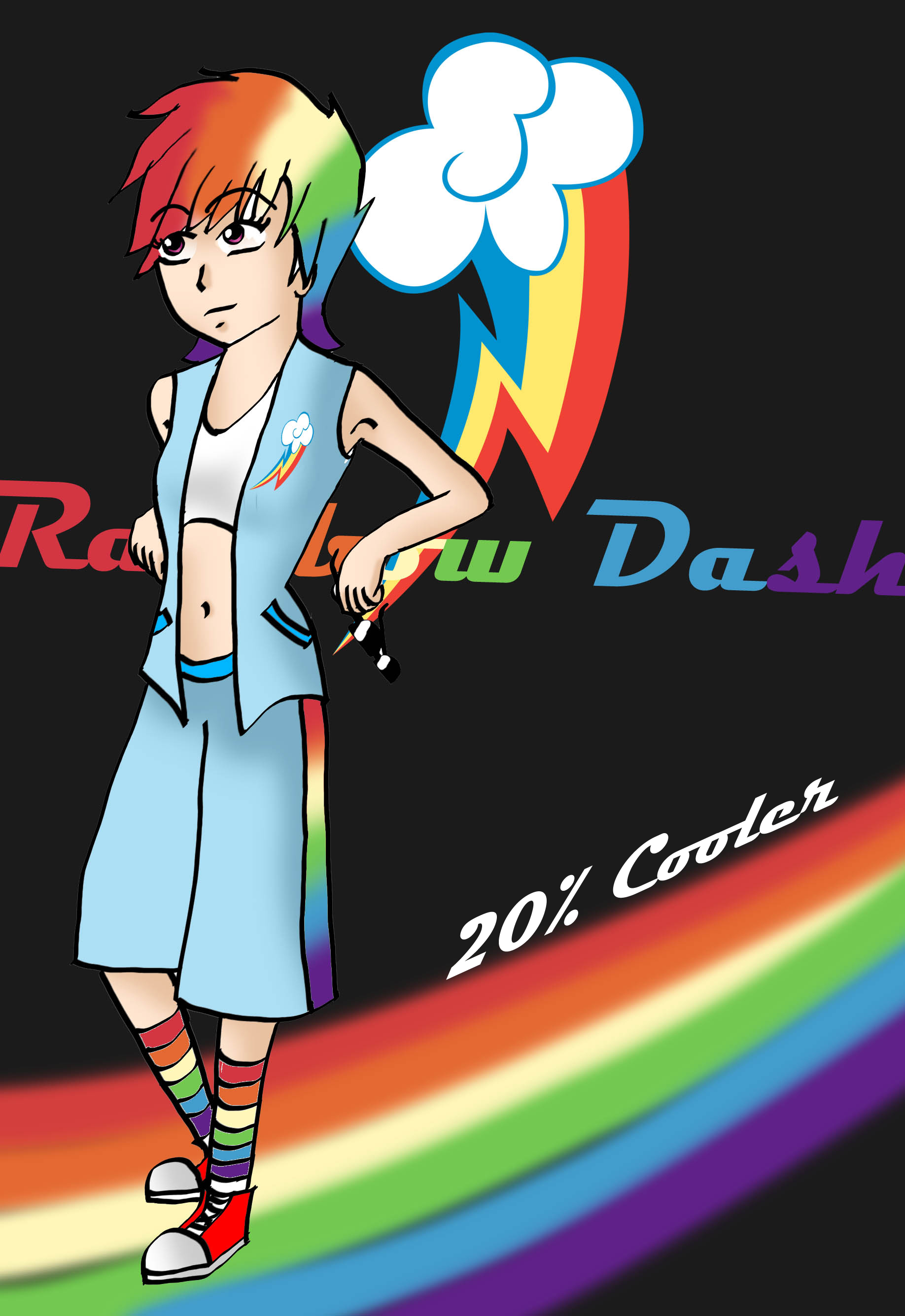 Rainbow Dash Humanized