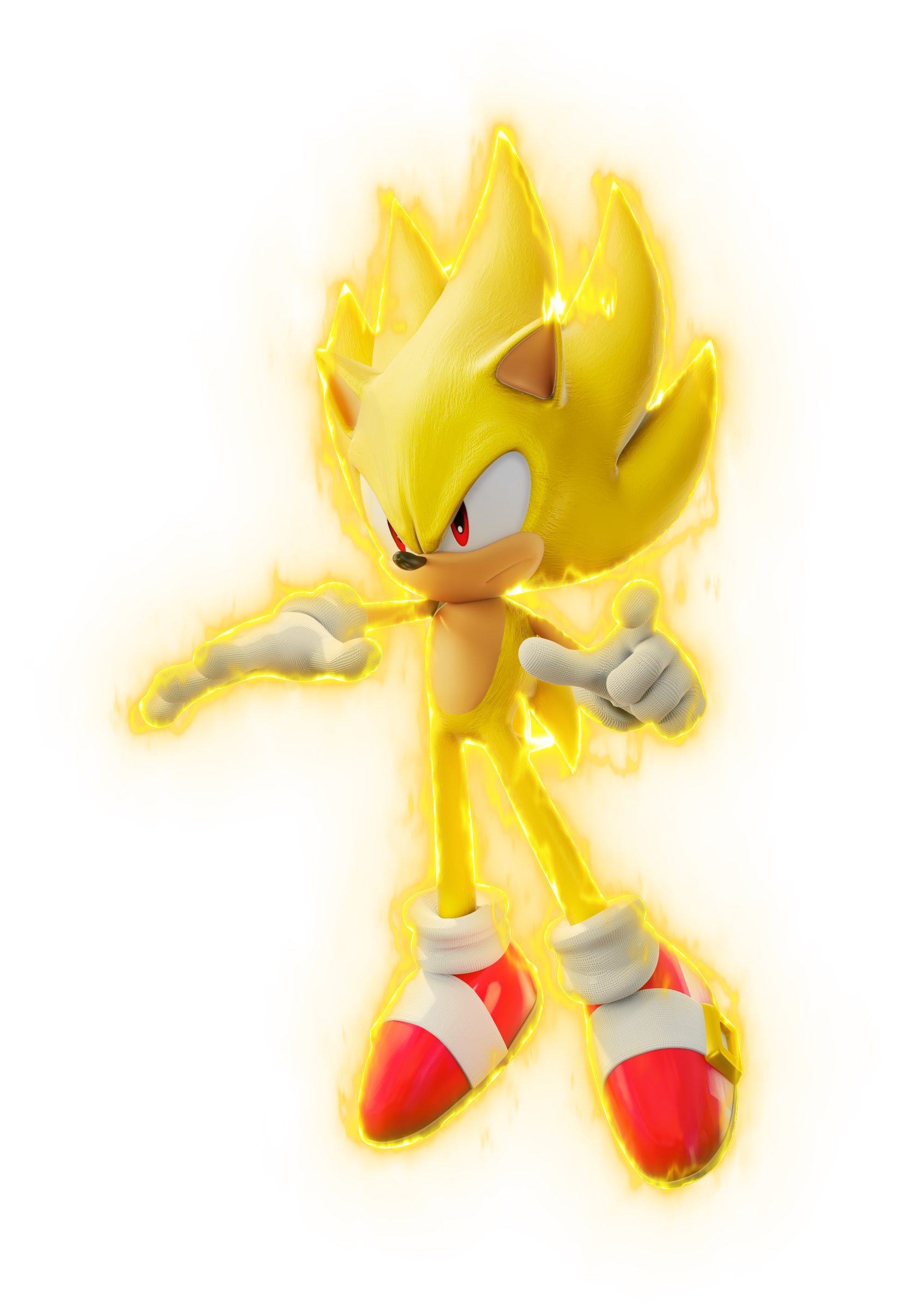 Fleetway Super Sonic Rendering by BrutalSurge402X on DeviantArt