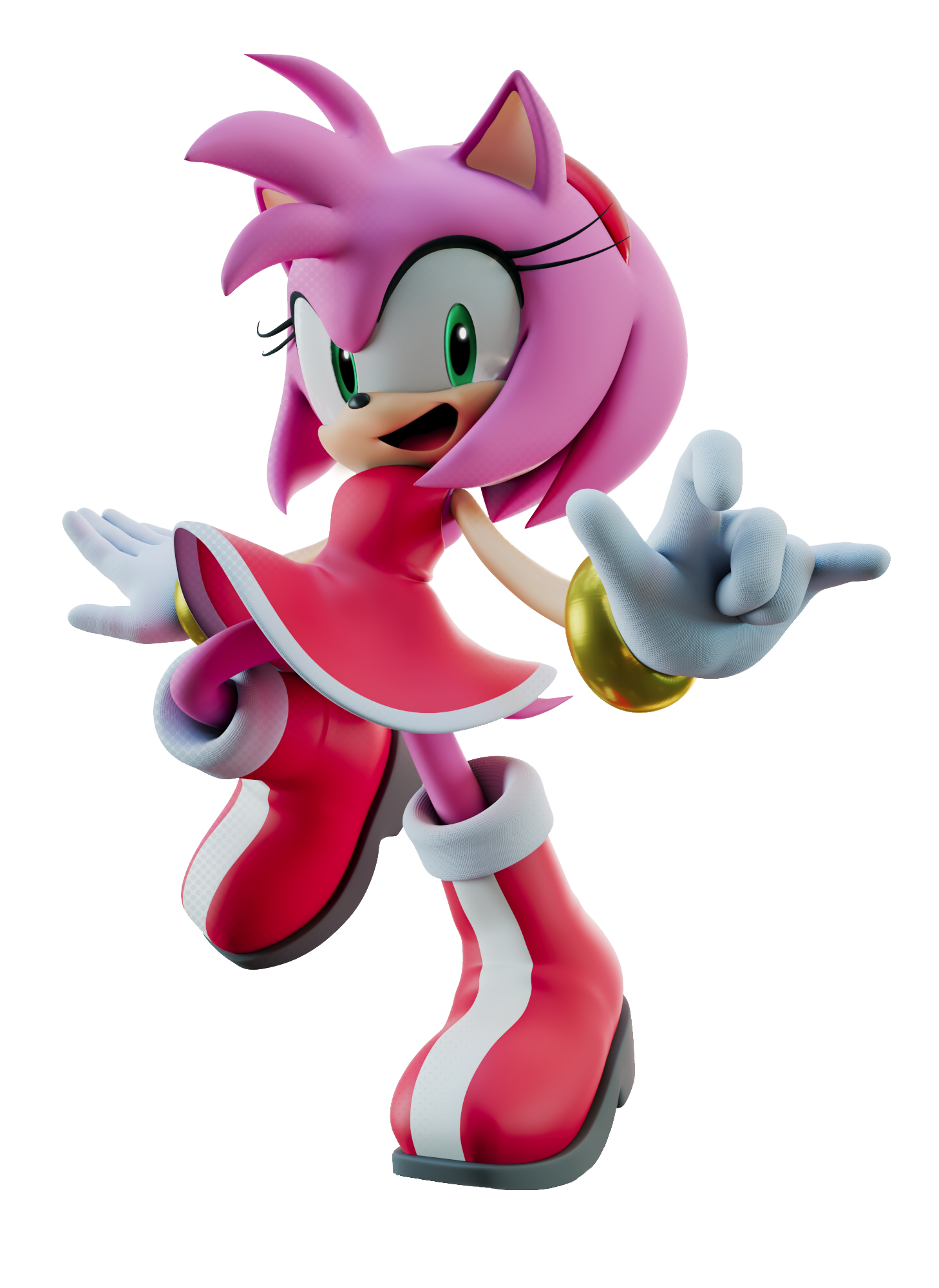 Sonic X Amy Rose (PNG) by jacobstout on DeviantArt