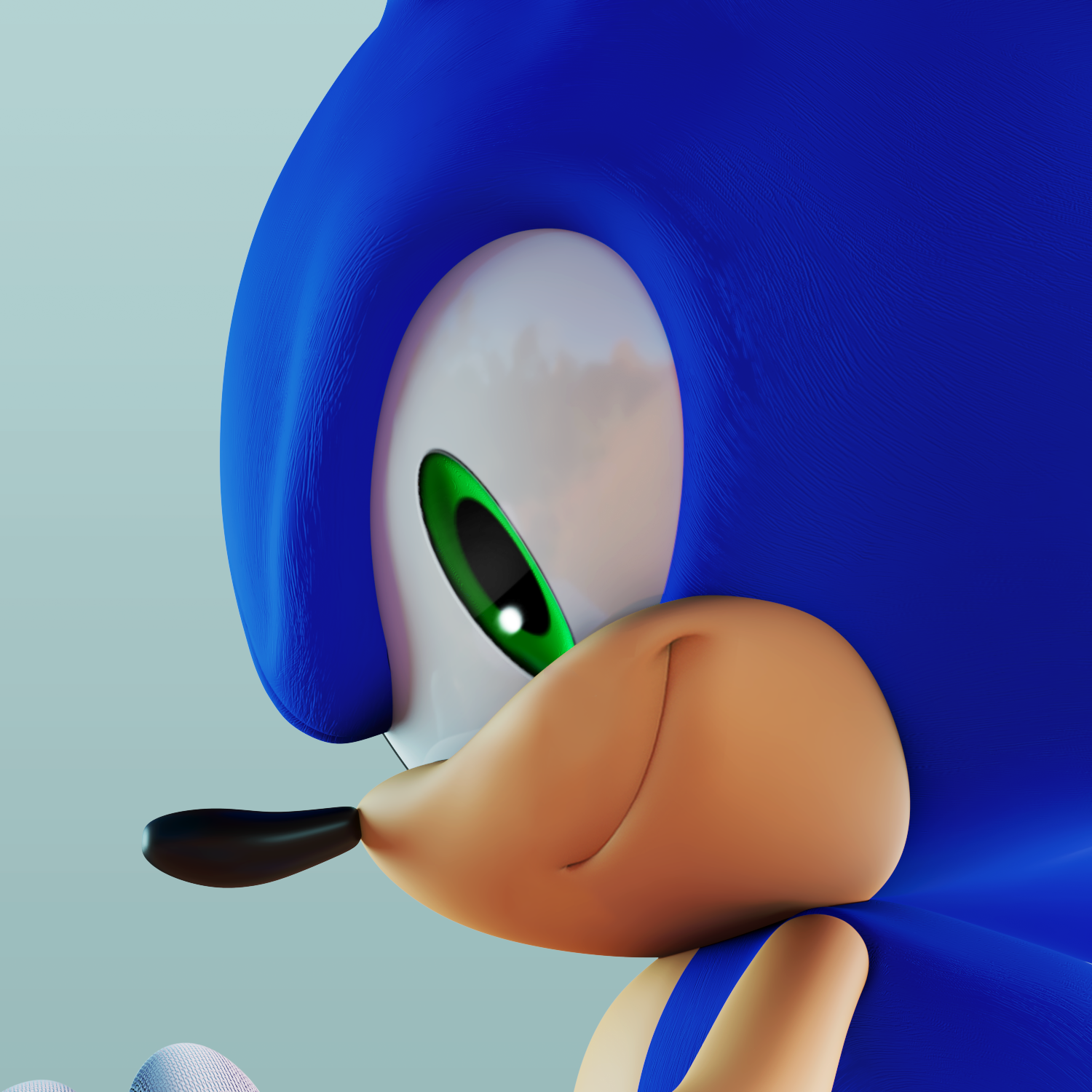 Testing a new vray setup sonic render by TBSF-YT on DeviantArt