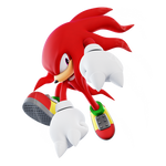 Knuckles Sonic Channel 2020 Render