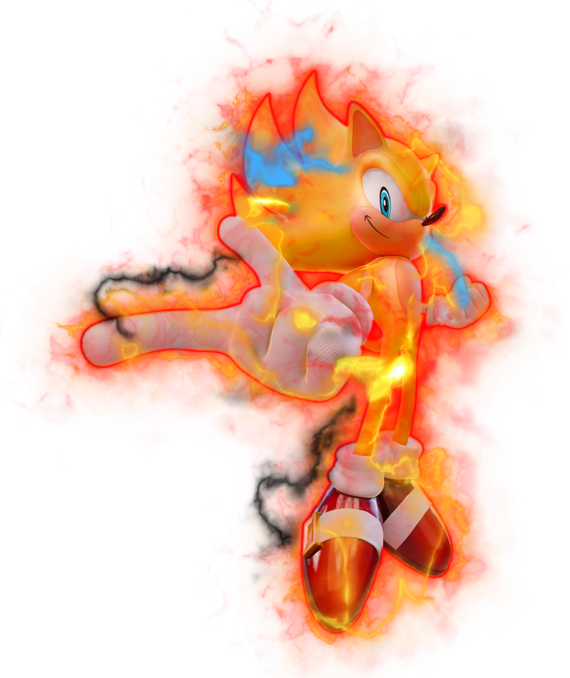 Super Sonic 2 Render - Transparent by TBSF-YT on DeviantArt
