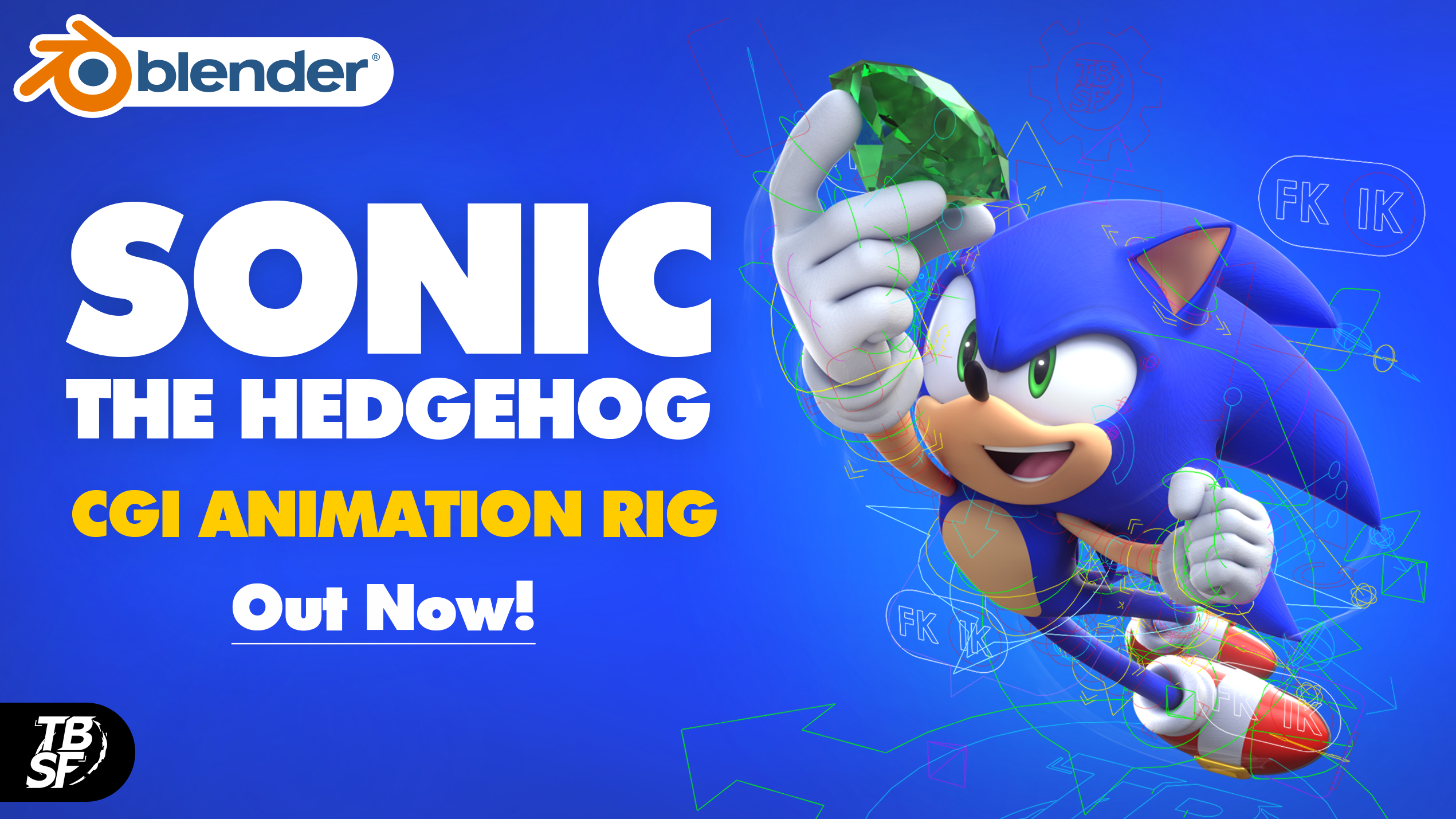 Deviantart Sonic Rig TBSF's CGI Sonic the Hedgehog Rig for Blender 4.x by TBSF-YT on DeviantArt