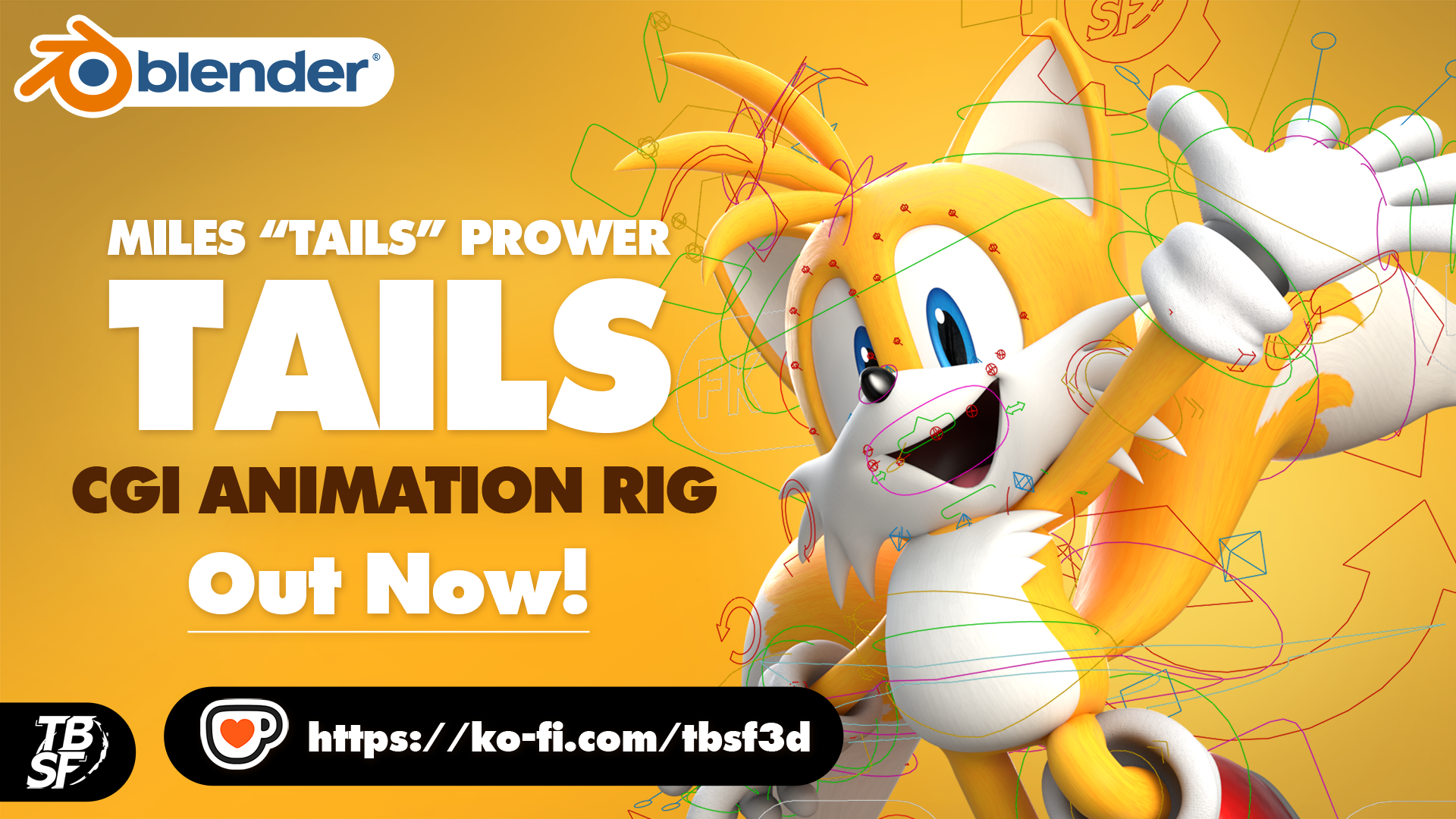 Sadx Rig TBSF's CGI Tails the Fox Rig for Blender 4.x by TBSF-YT on DeviantArt
