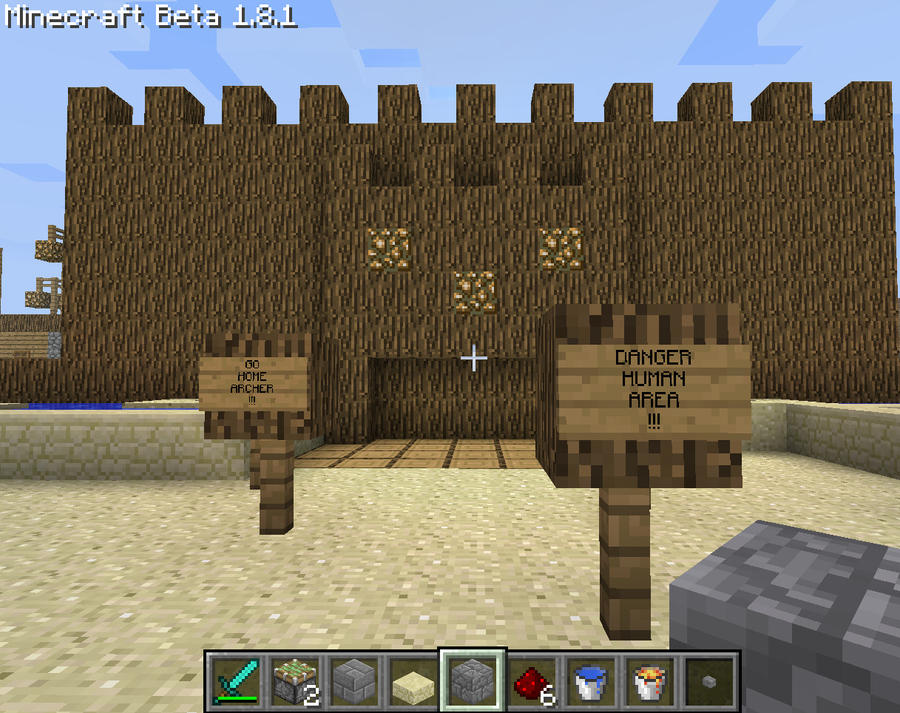 Minecraft Stadtmauer by KroKrosissLeviatana on DeviantArt