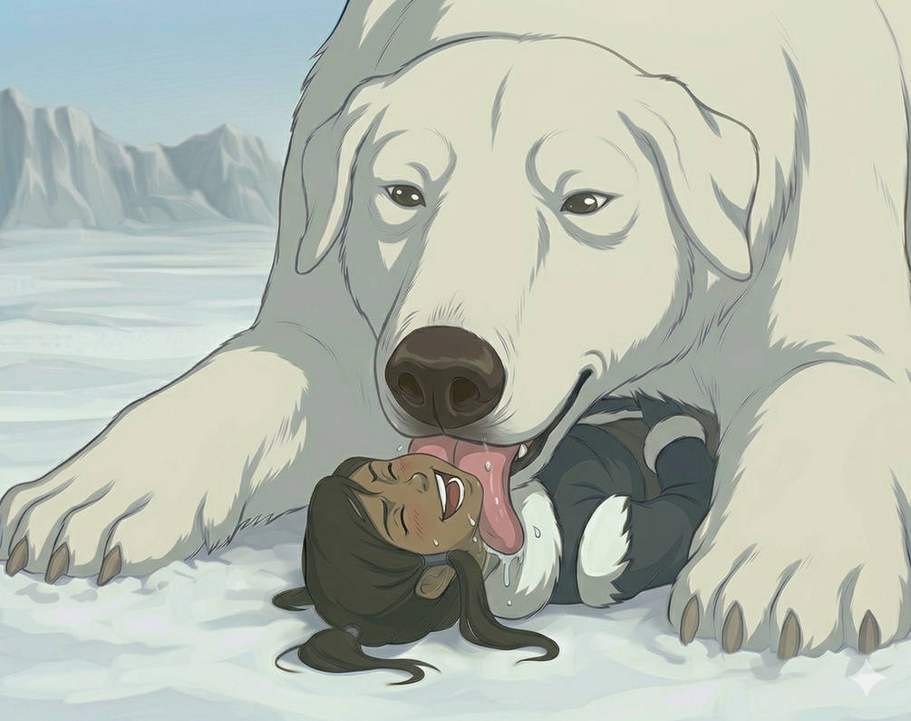 Devuser Hide and Seek: Naga licks Korra by DevUser1507 on DeviantArt