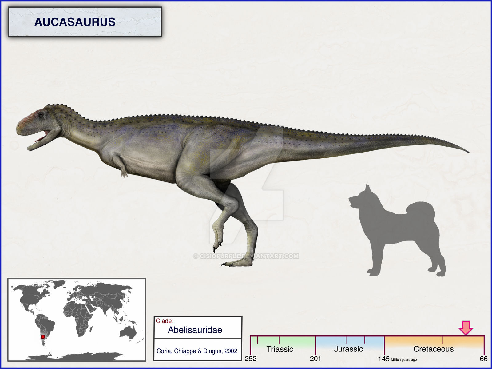 Aucasaurus Aucasaurus by cisiopurple on DeviantArt