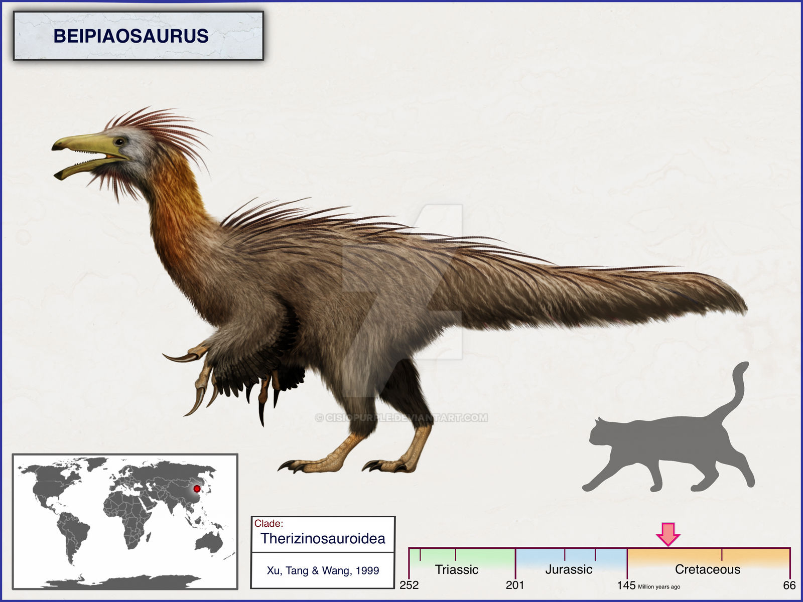 Beipiaosaurus By Cisiopurple On DeviantArt beipiaosaurus-by-cisiopurple-on-deviantart