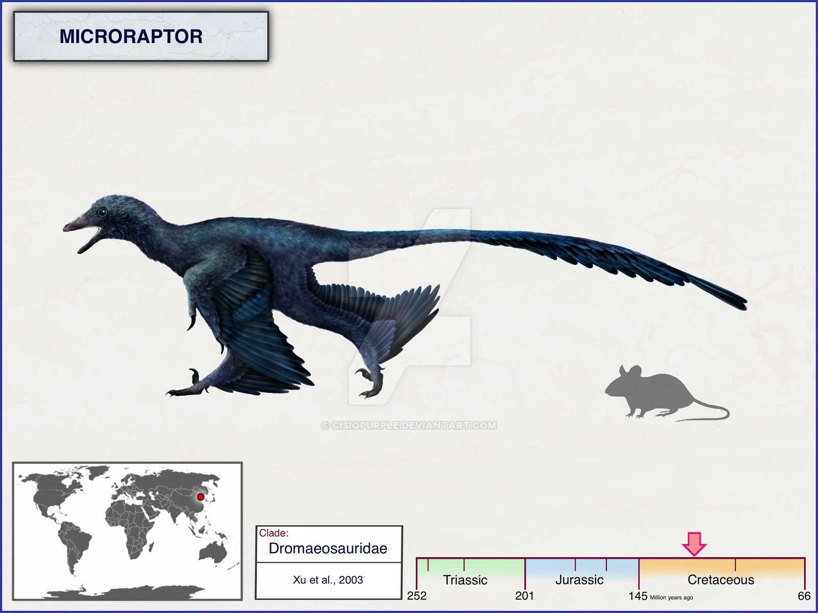 Microraptor by cisiopurple on DeviantArt