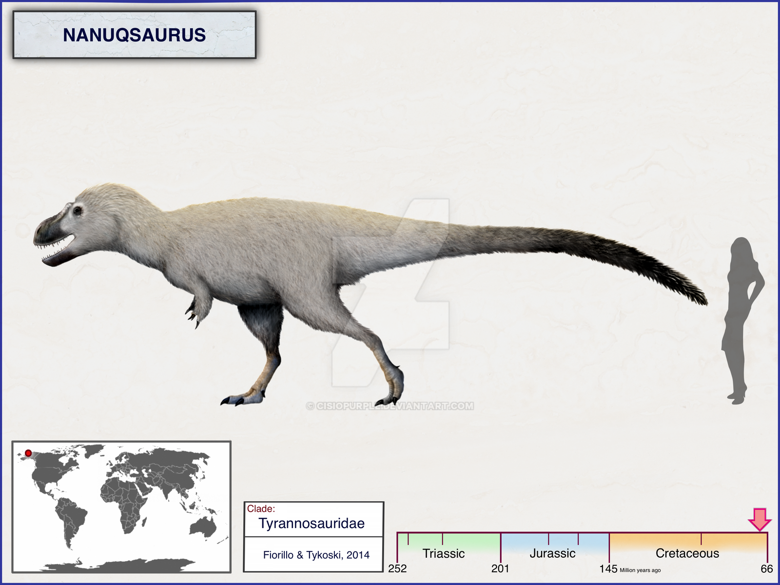 Nanuqsaurus By Cisiopurple On DeviantArt nanuqsaurus-by-cisiopurple-on-deviantart