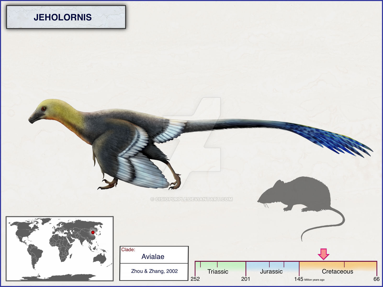 Jeholornis by cisiopurple on DeviantArt