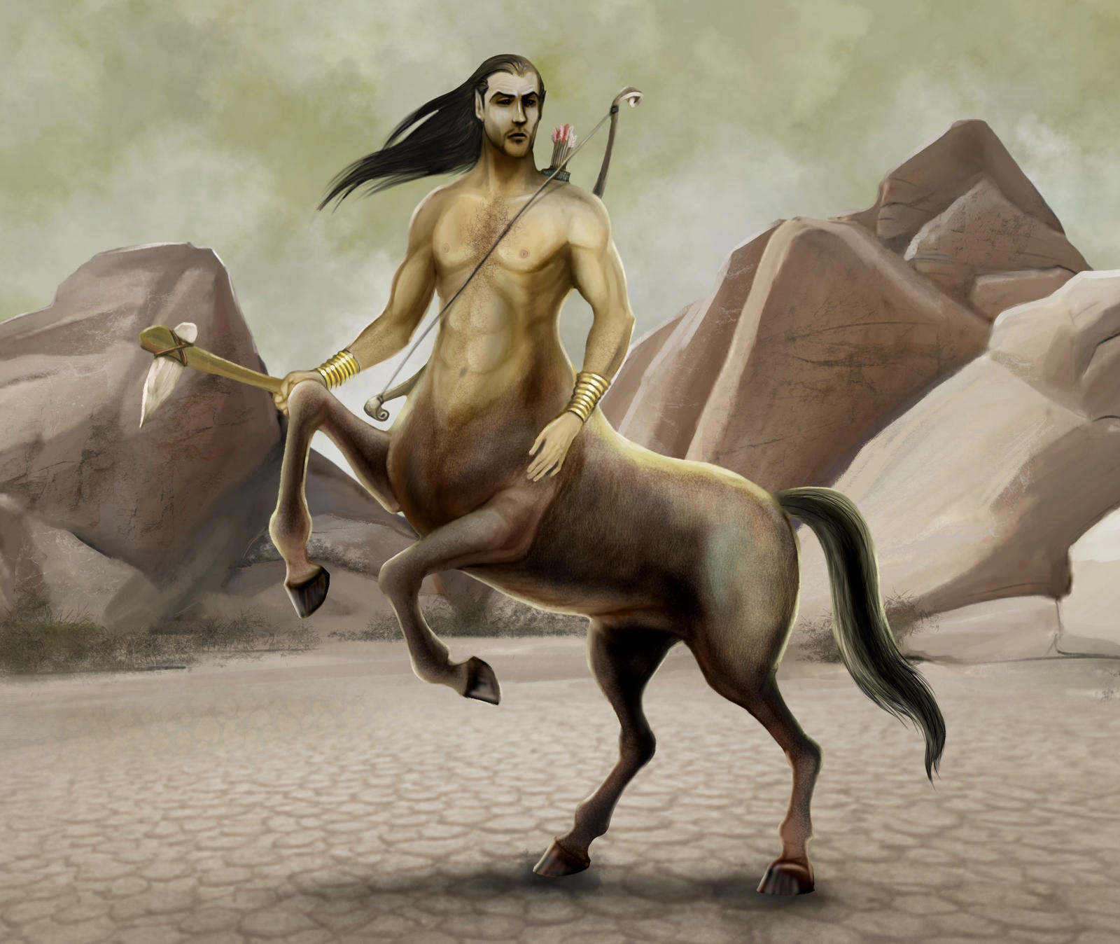 Contour Saurus Centaur (Sagittarius) by cisiopurple on DeviantArt