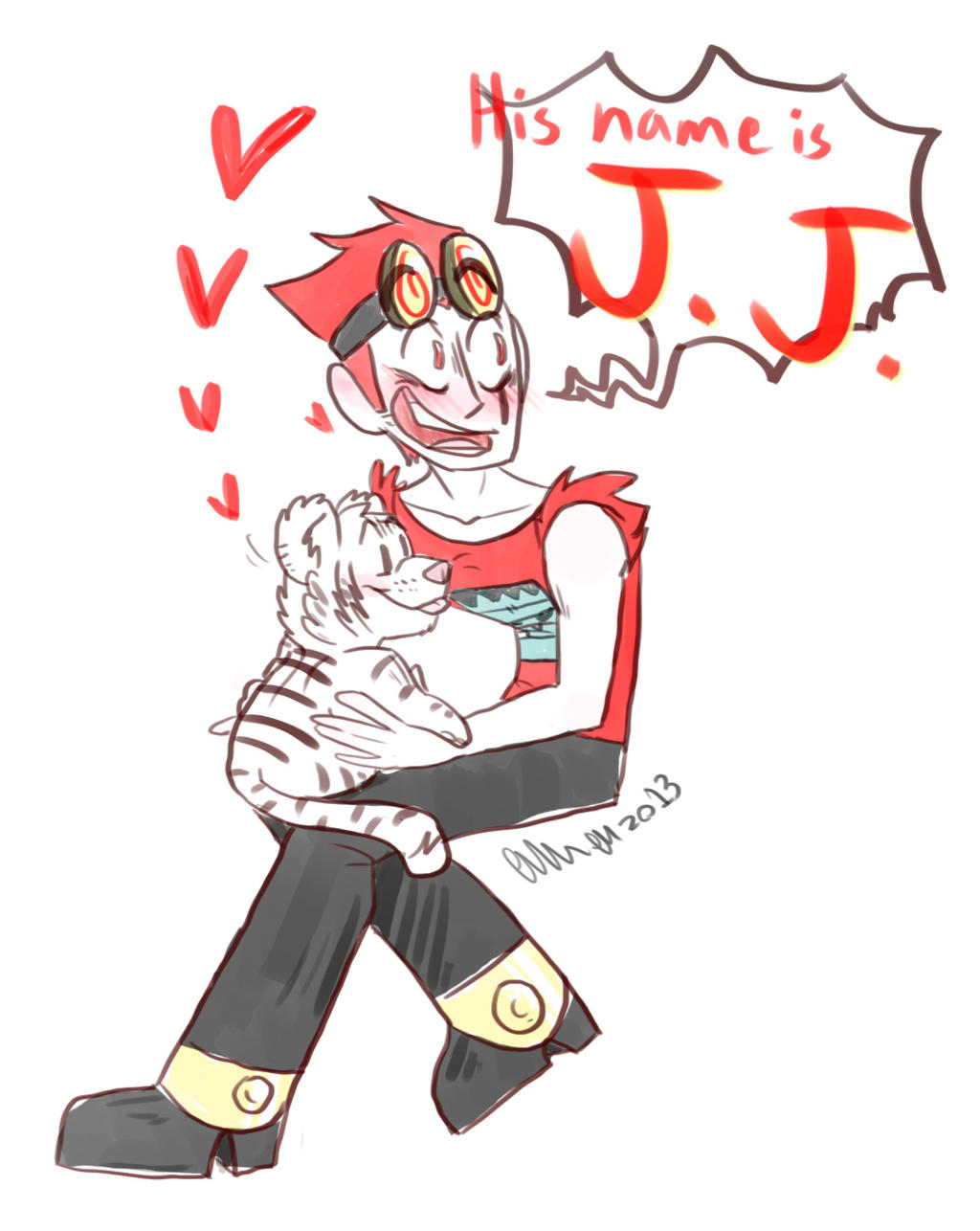 XS- Jack and JJ [fanfic draw]
