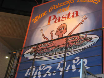 Live Squid Pasta