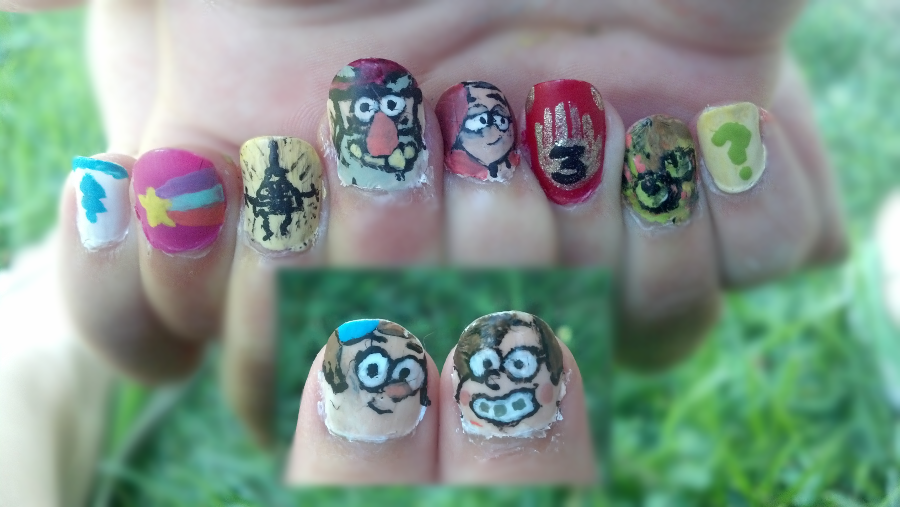 Gravity Falls Nails