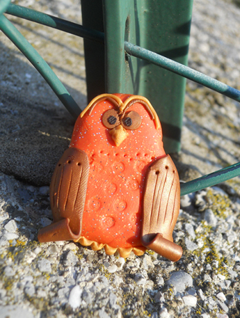 Autumun Clay Owl