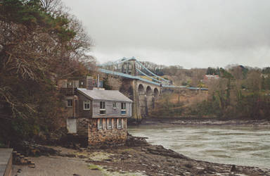 Menai Bridge by almostkilledme