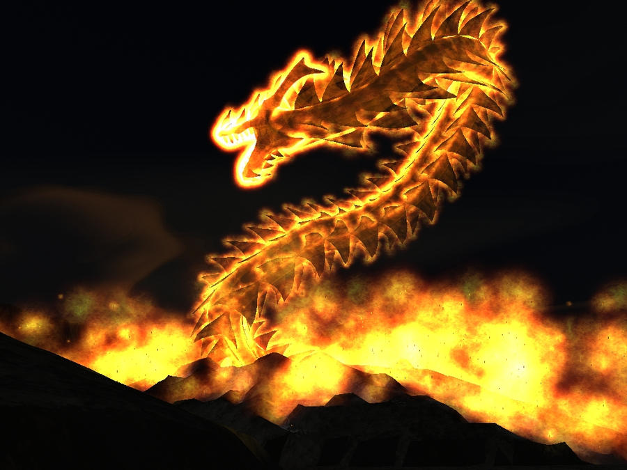 Змея в огне