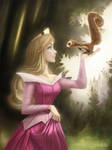 Princess Aurora - Coloring Page by MonicaMarinho