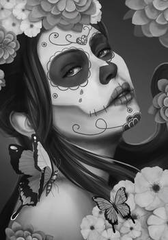 Dia de los Muertos - Mariposa